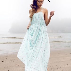 Wildfox Seashell Maxi Dress L
